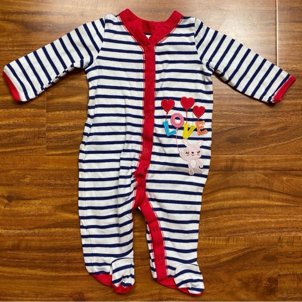 3/$25 Carter’s KoalaKid 3 Piece Holiday Winter Baby Footie PJ Size NB-3M - Picture 3 of 16